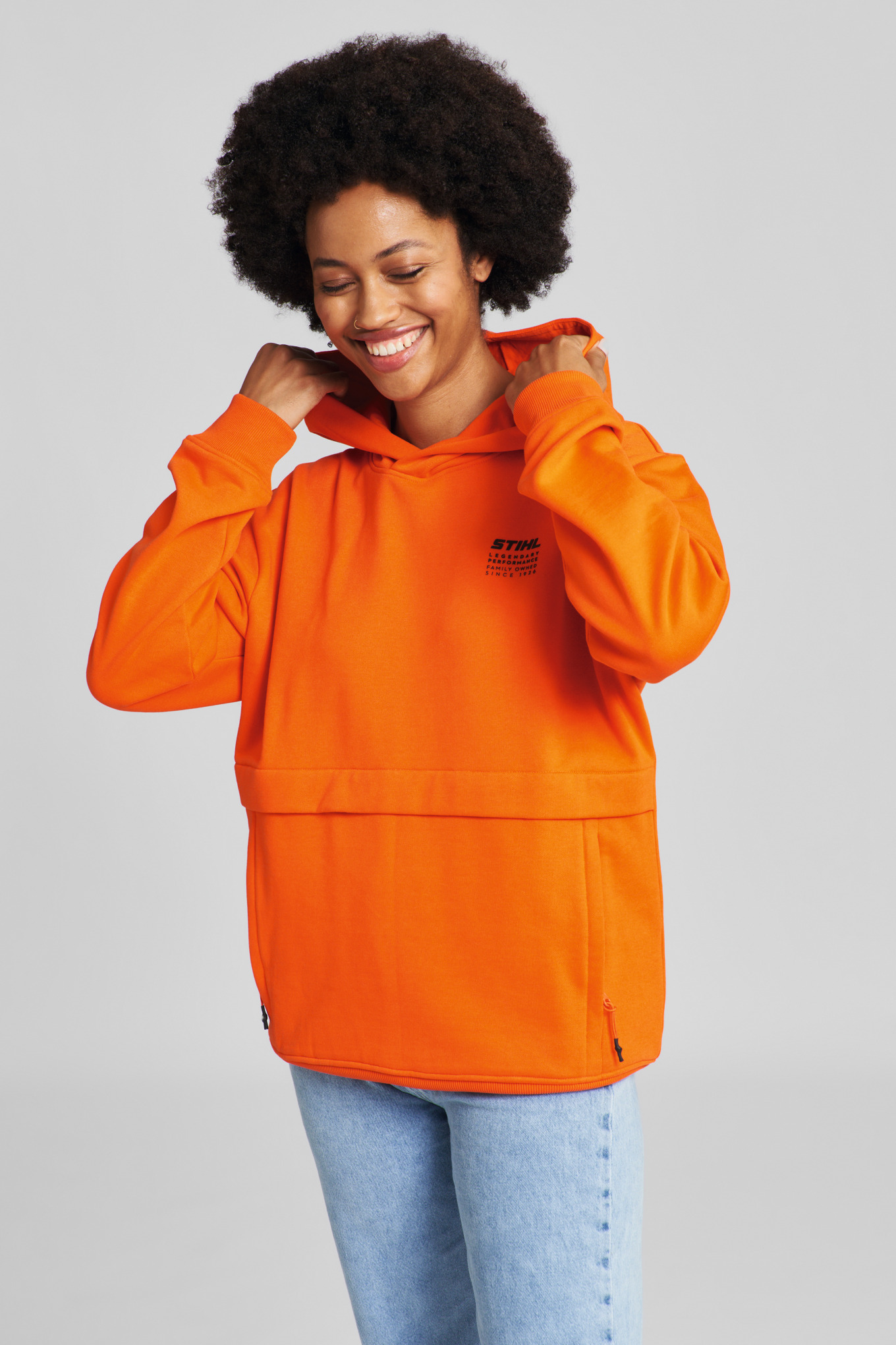 Hoodie LEGENDARY, Orange