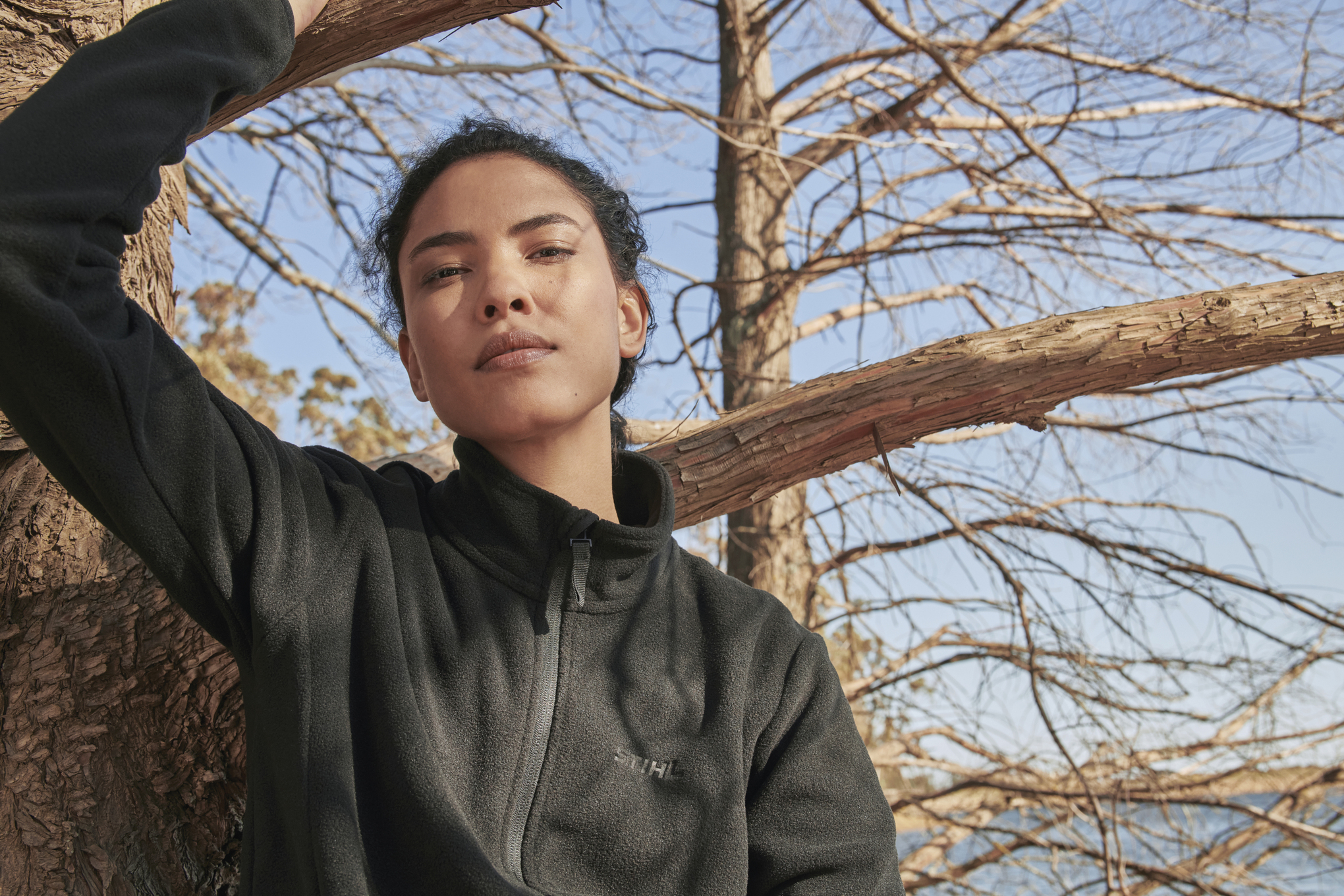 Fleecejacke CLASSIC BLACK