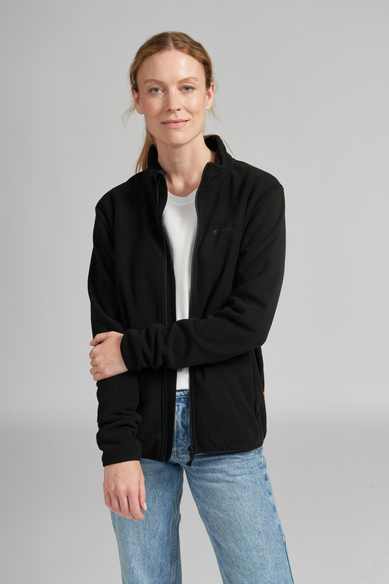 Fleecejacke CLASSIC BLACK
