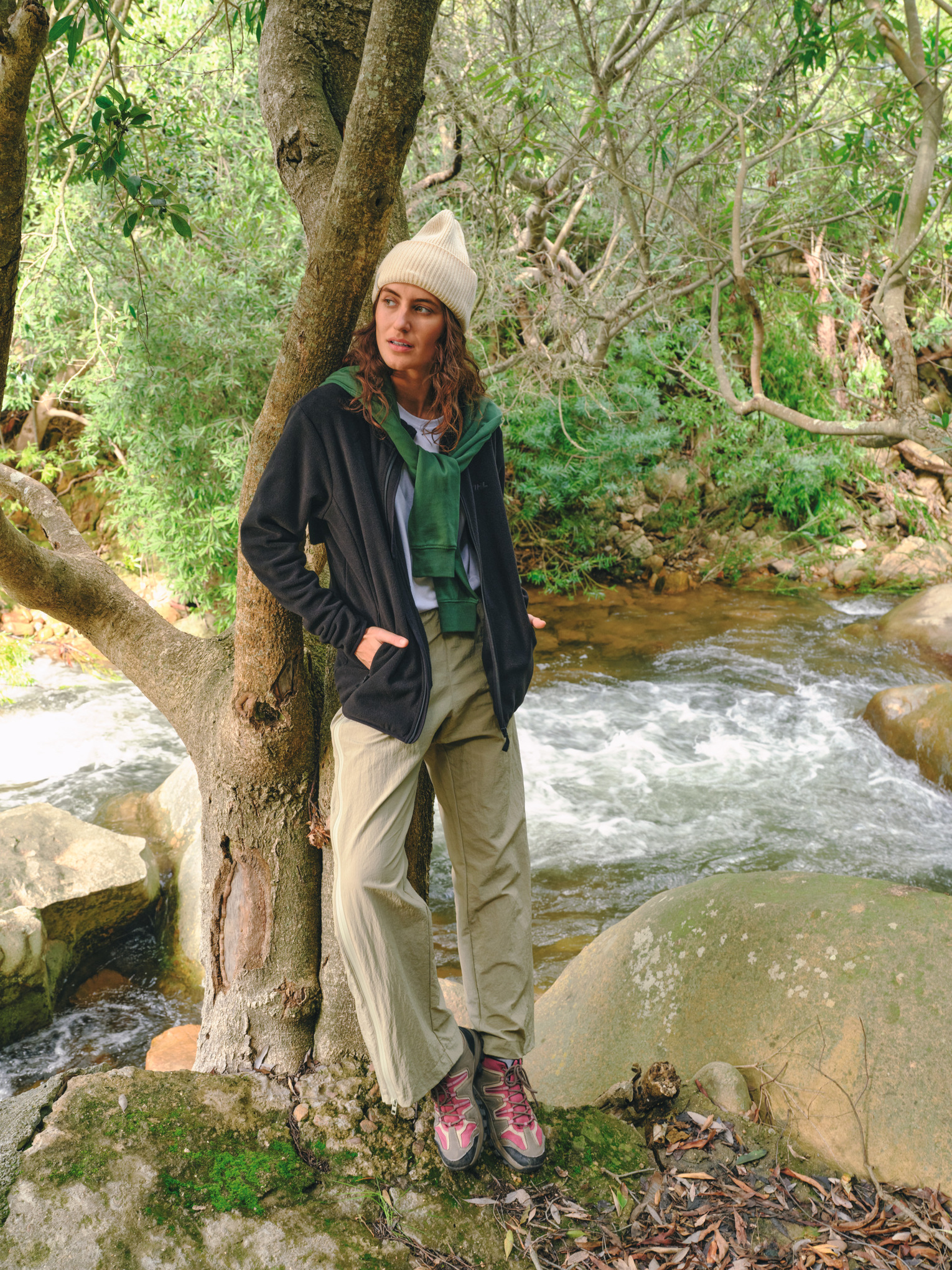 Fleecejacke CLASSIC BLACK