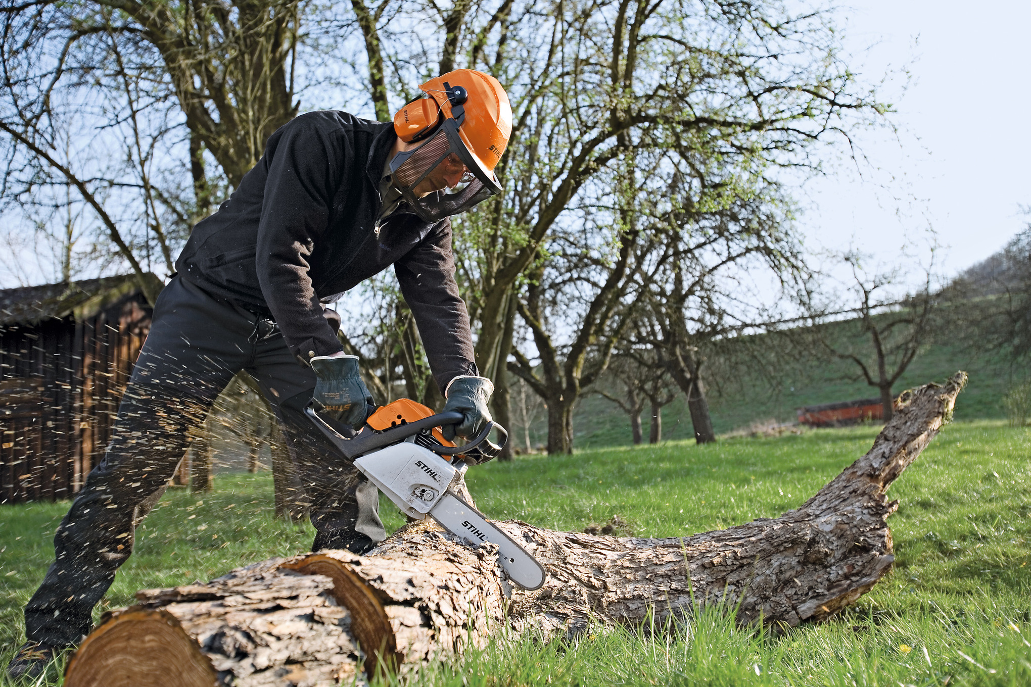 STIHL Benzin-Motorsägen MS 211, PM3, Schnittlänge 35cm