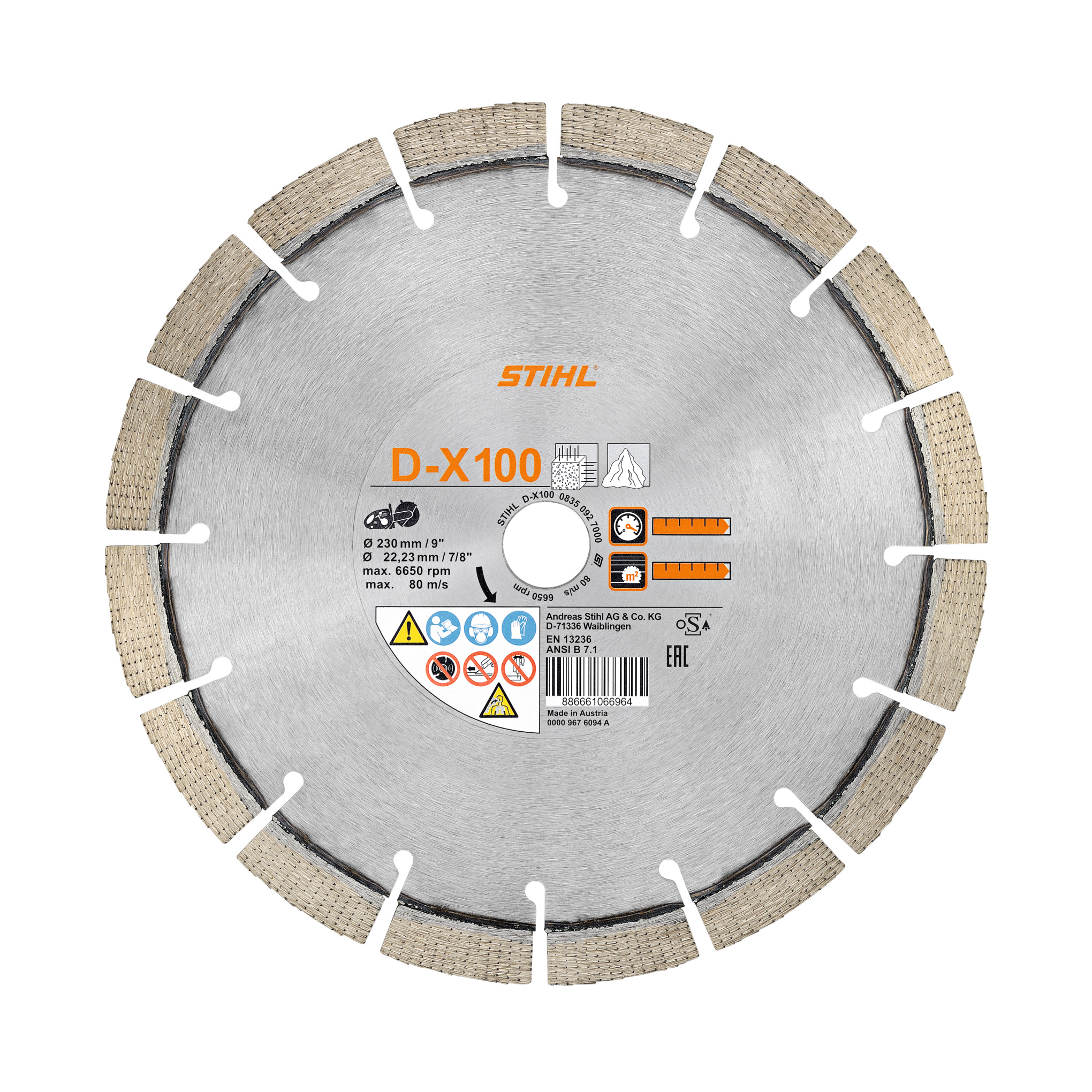 Diamant-Trennscheibe, universell