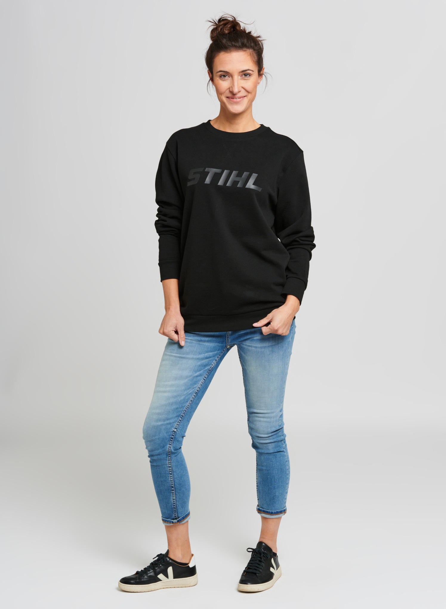 Sweatshirt LOGO BLACK schwarz