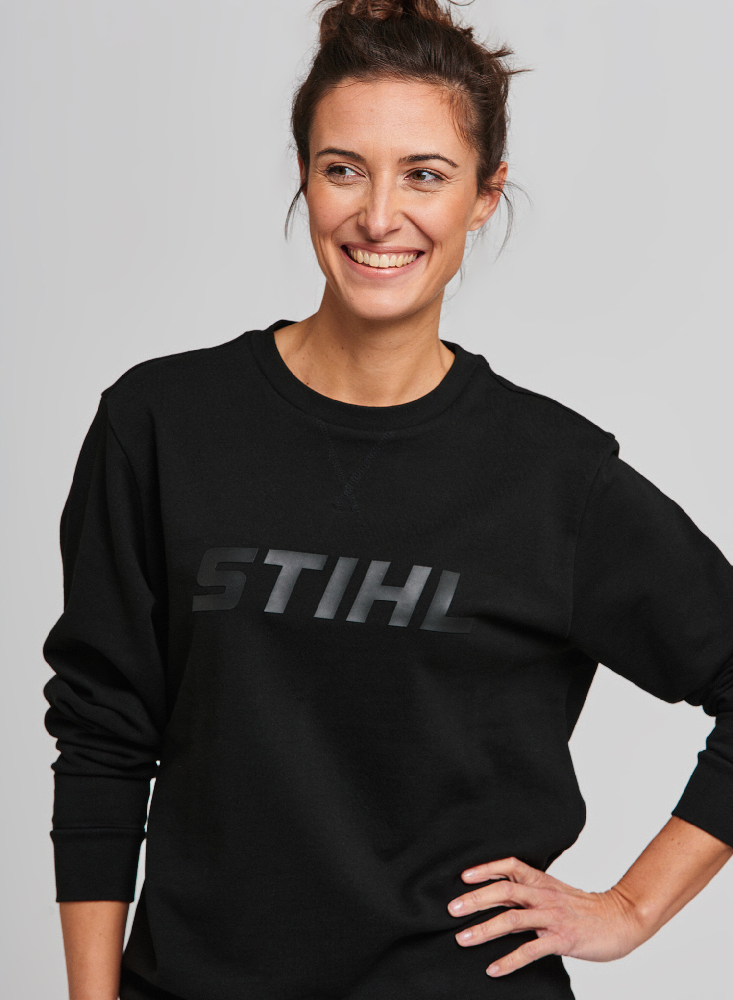 Sweatshirt LOGO BLACK schwarz