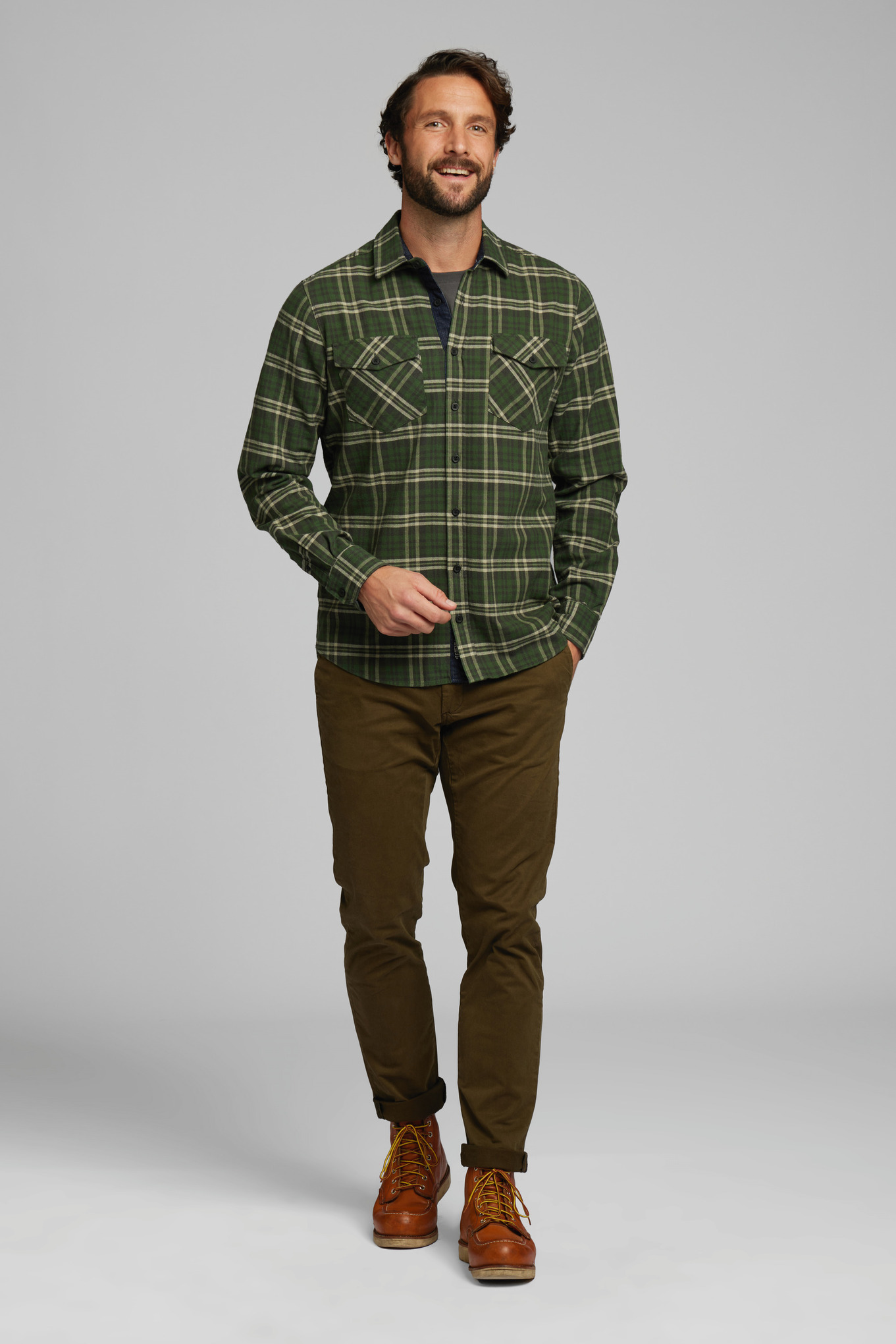 Hemd PLAID FLANNEL Grün