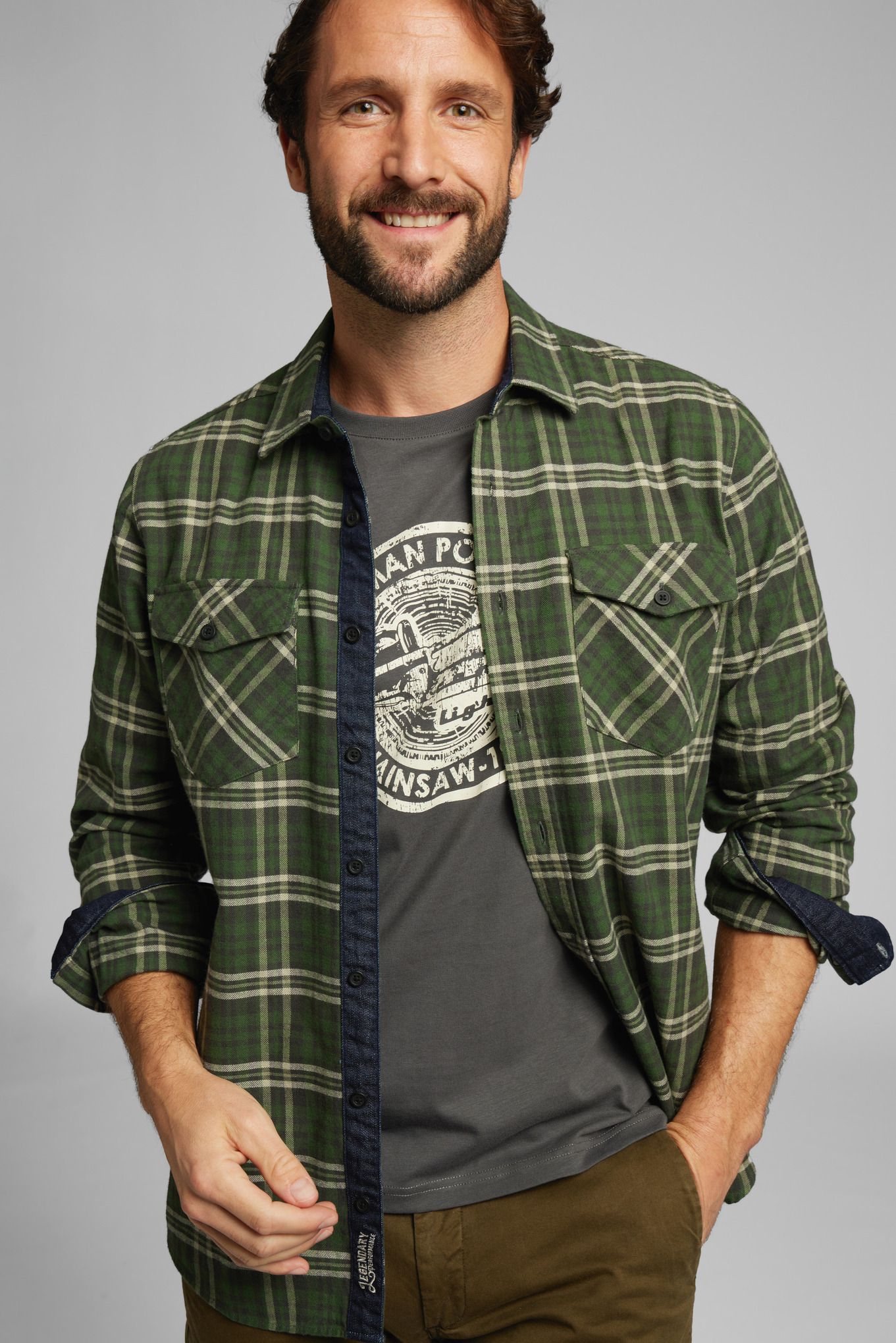 Hemd PLAID FLANNEL Grün