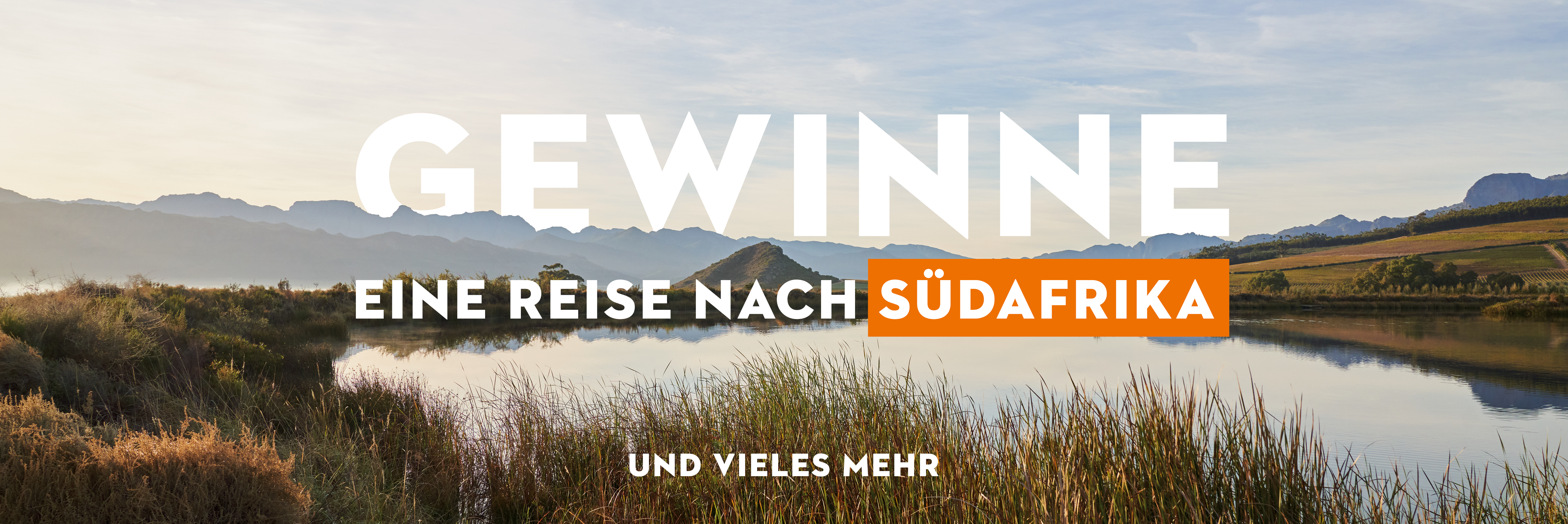 Gewinne eine Reise nach Südafrika.